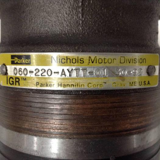Used PARKER Die Height Adjustment Hydraulic Motor 060-220-AYTT-01 #89891