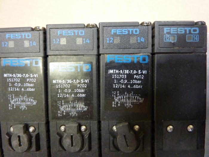 Used FESTO Control Block w/ Valves IFB8-03 #52679