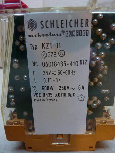 Used SCHLEICHER Timing Module KZT11 #24467