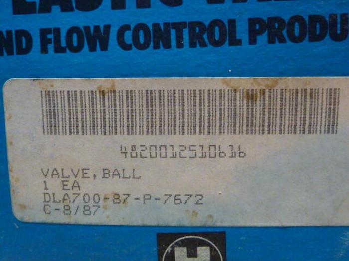 HAYWARD Plastic Ball Valve DLA700-87-P-7672 #33224