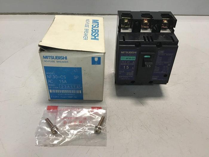 MITSUBISHI 15 Amp Circuit Breaker NF30-CS-15 #124884