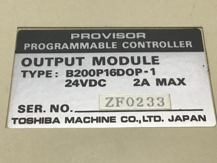 Used TOSHIBA Output Module B200P16DOP-1 #129610