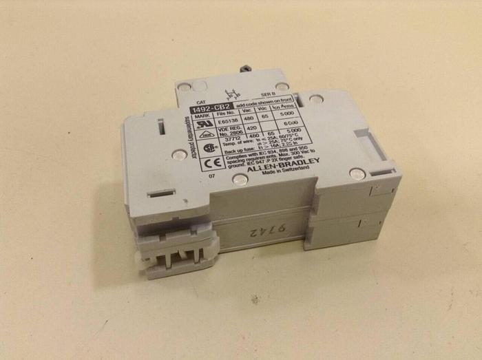 Used ALLEN BRADLEY 7 Amp Circuit Breaker 1492-CB2/H070 SER B #79645