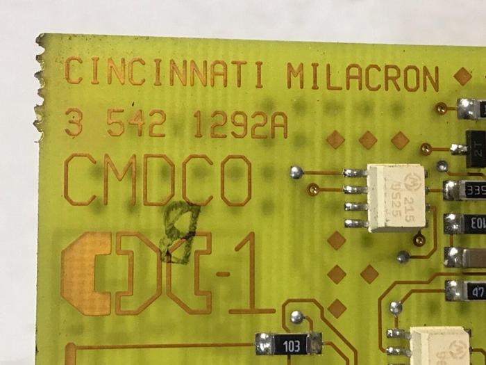 Used CINCINNATI MILACRON Circuit Board 3-542-1292A / BRACKET Used