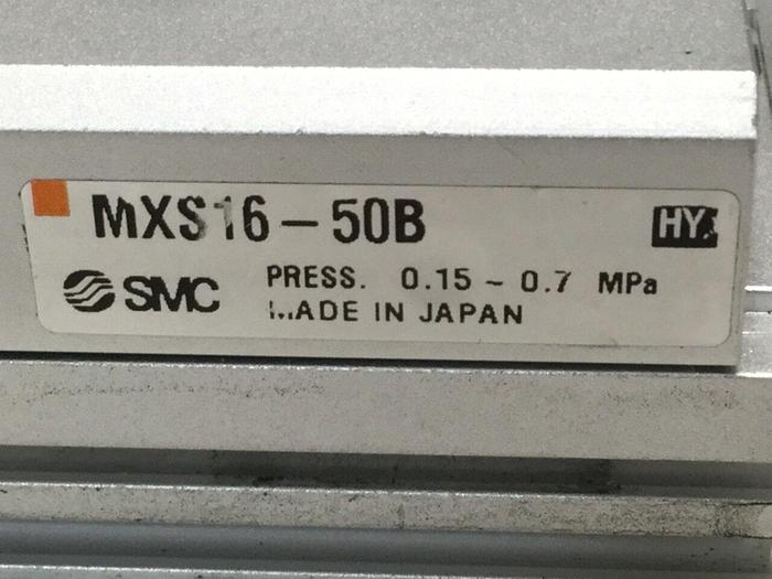 Used SMC Cylinder Slide Table MXS16-50B #108023