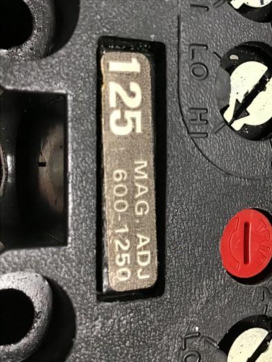 Used GE 125 Amp Circuit Breaker TFJ236125 / DISCONNECT #145359