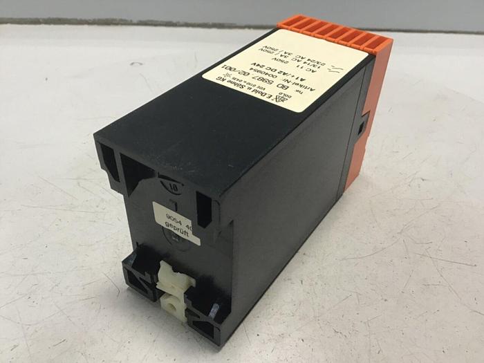 Used E DOLD & SOHNE KG Emergency Stop Module BD5987.02/001 #124685