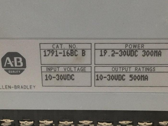 Used ALLEN BRADLEY Module 1791-16BC Used