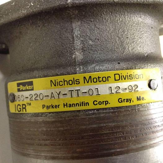 Used PARKER Die Height Adjustment Hydraulic Motor 060-220-AYTT-01 #85945