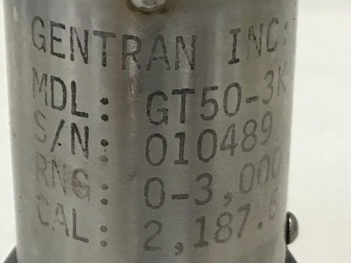 Used GENTRAN Pressure Transducer GT50-3K Used