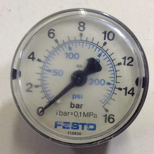 Used FESTO Pressure Gauge 162839 #83923