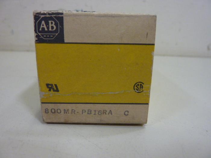 ALLEN BRADLEY Push Button 800MR-PB16RA RED #54526