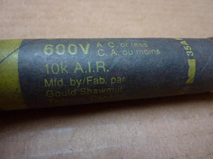 Used GOULD 35 Amp Fuse NRS35 #26996
