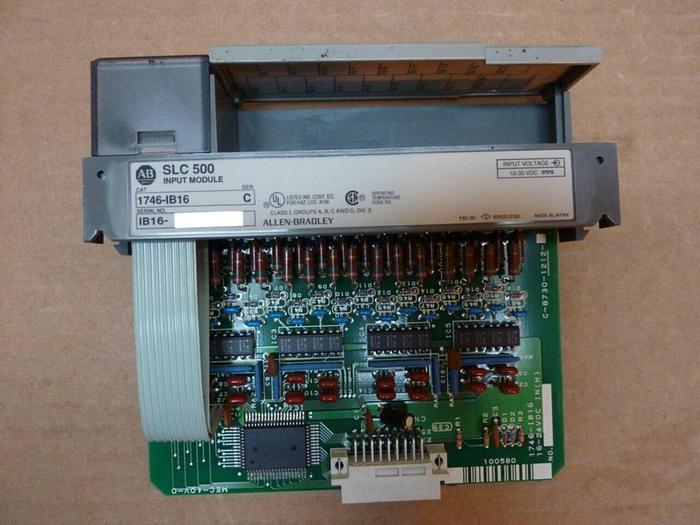 Used ALLEN BRADLEY Input Module 1746-IB16 SER C #24684