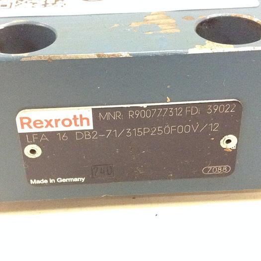 Used REXROTH Valve LFA16DB271315P250F00V12 #82177