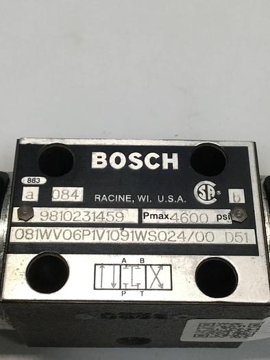 Used BOSCH Relief Valve 9810231459 081WV06P1V1091WS024/00D51 Used