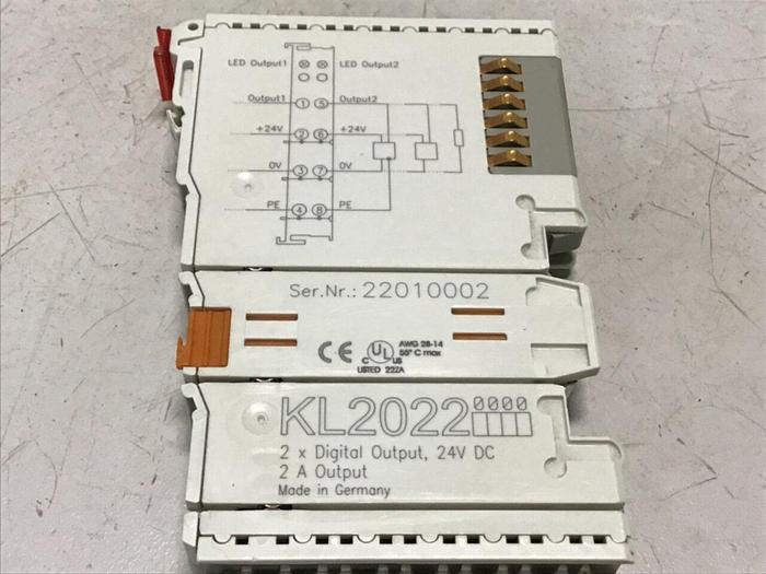Used BECKHOFF Digital Output Module KL2022 Used