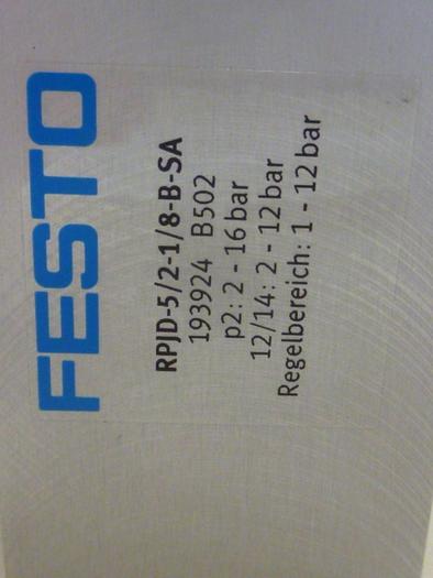 FESTO Compression Gauge RPJD-5/2-1/8-B-SA #66610