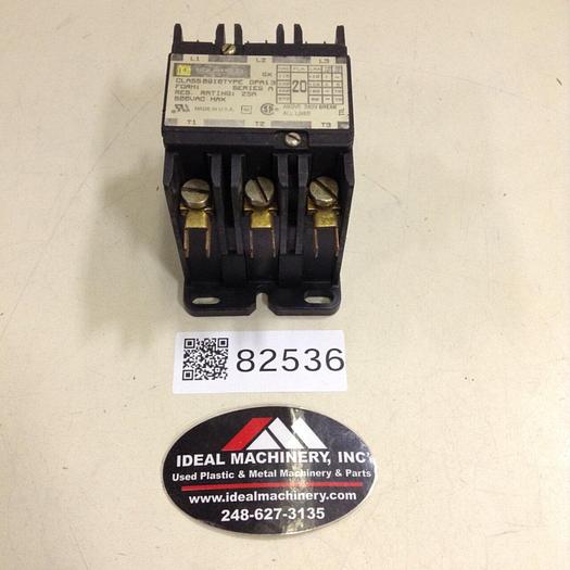 Used SQUARE D Contactor 8910-DPA13 #82536