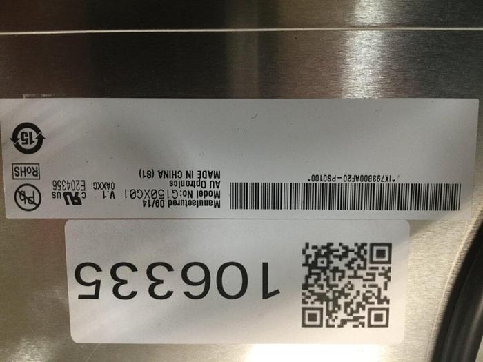 Used AU OPTRONICS LCD Display G150XG01 #106335