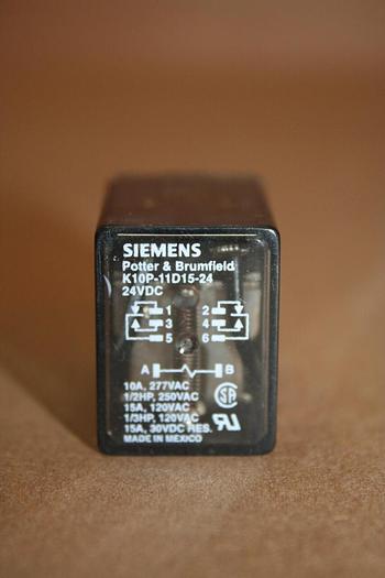 Used POTTER & BRUMFIELD Relay K10P-11D15-24 #20434