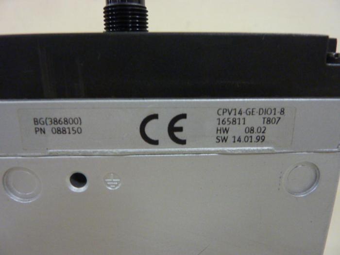 Used FESTO Direct Valve Terminal CPV14-GE-DIO1-8 #54386