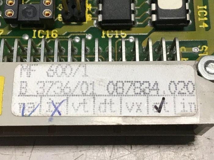 Used BACHMANN Surveillance Card MF600/1 Used