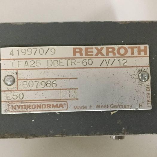 Used REXROTH Valve LFA25DBETR60V12 #91417