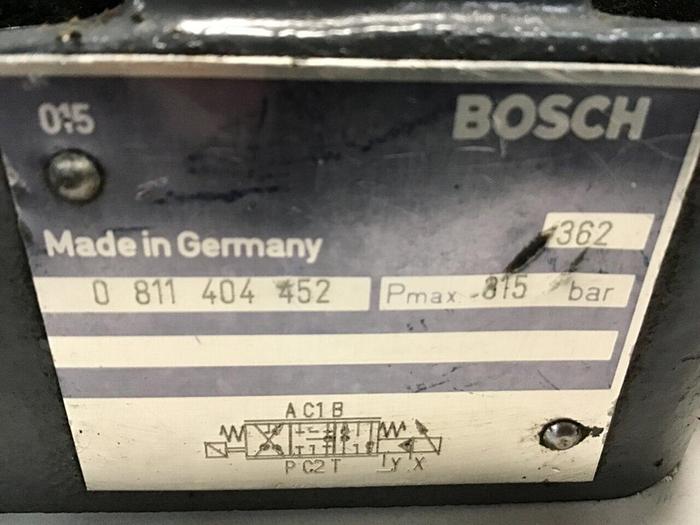 Used BOSCH Proportional Servo Valve 0 811 404 615 USED