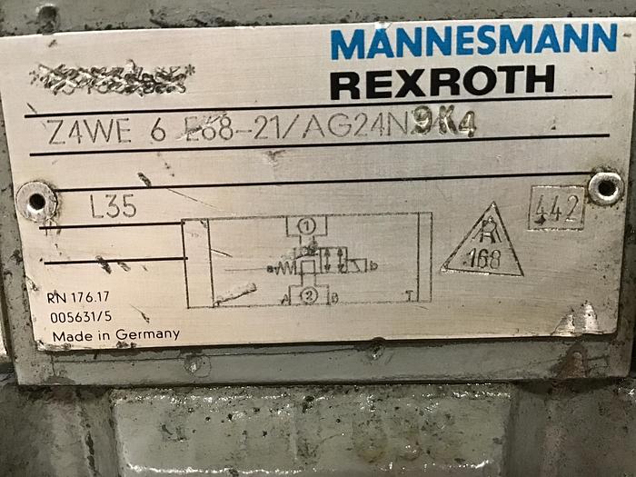Used REXROTH Z4WE6E6821/AG24N9K4 Valve Used #140331