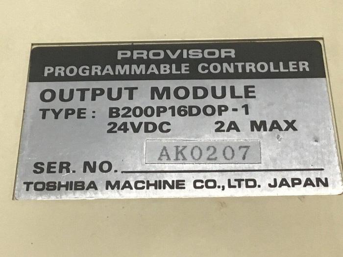 Used TOSHIBA Output Module B200P16DOP-1 #129611