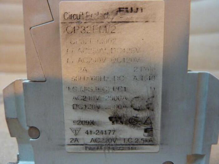 Used FUJI ELECTRIC Circuit Protector CP32FM/2 #21541