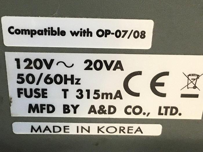 Used A&D CO Scale Indicator 4405 #124350