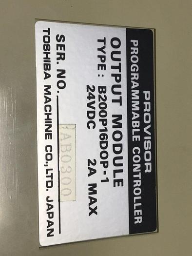 Used TOSHIBA Output Module B200P16DOP-1 #136794