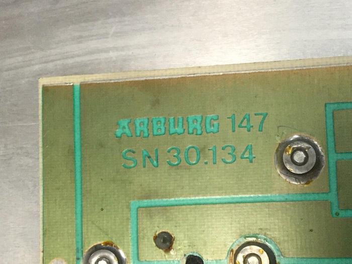 Used ARBURG Transistor Plate 147 #108689