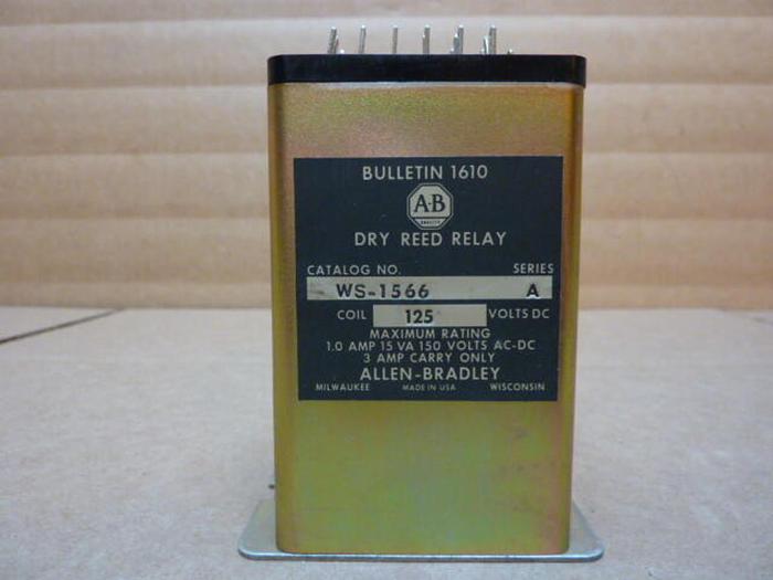 Used ALLEN BRADLEY Dry Reed Relay WS-1566 SER A #27727