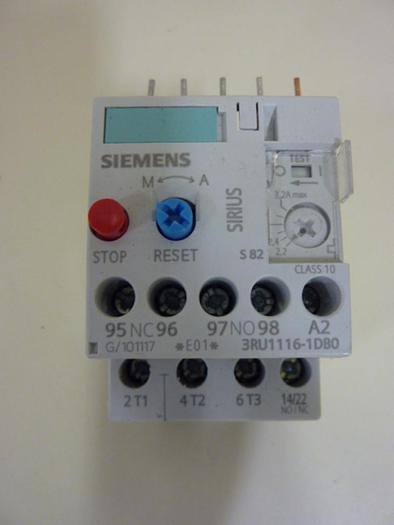 Used SIEMENS Overload Relay 3RU1116-1DB0 #57770