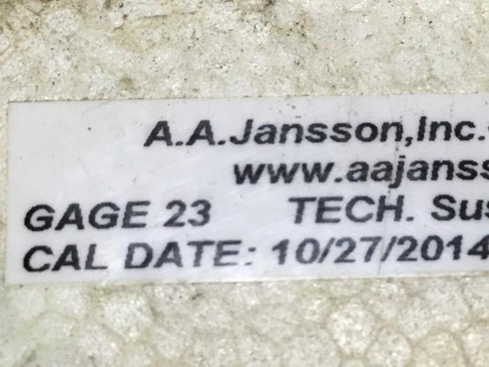 Used A.A. JANSSON INC. Gauge Set GAGE23 USED