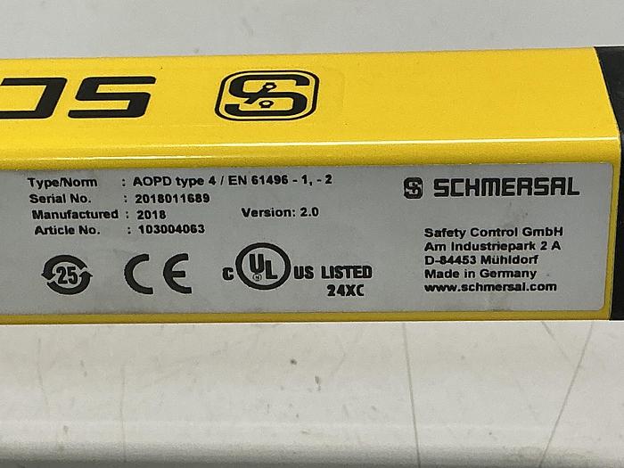 Used SCHMERSAL SLG440COM-E-0800-03