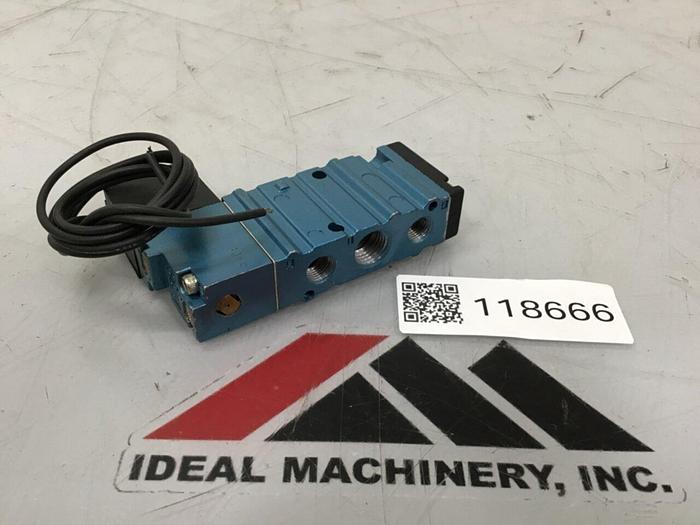 Used MAC Solenoid Valve 411A-DOA-DM-DJEA-1BA #118666