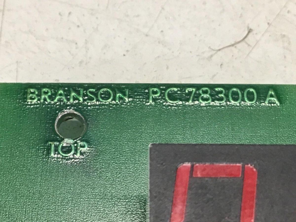 Used BRANSON Circuit Board PC78300 A Used