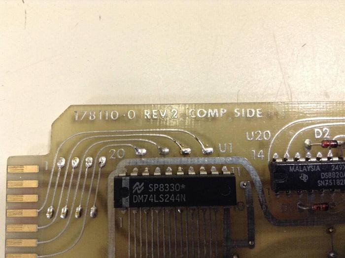 Used SATEC Circuit Board 178110-0 #87203