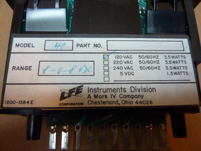 EIL INSTRUMENTS Digital Display AP/40 #22719
