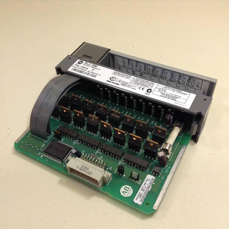 Used ALLEN BRADLEY Output Module 1746-OVP16 SER C USED