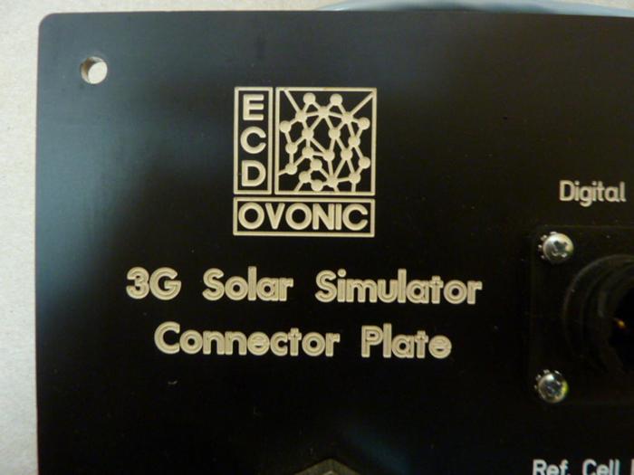 Used ECD OVONICS 3G Solar Simulator Plate 3G #40592