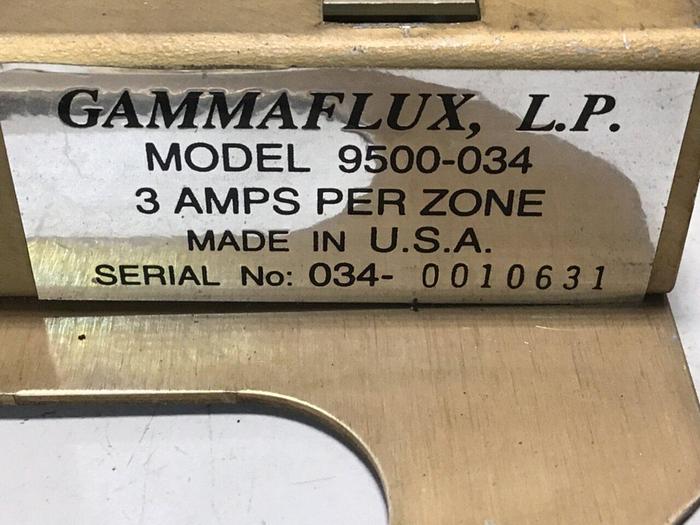 Used GAMMAFLUX 4 Zone 2 Card Control Module 9500-034 Used