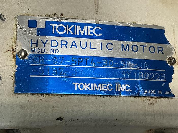 Used TOKIMEC CR-07-5PT4-30-SD-JA-S137-J
