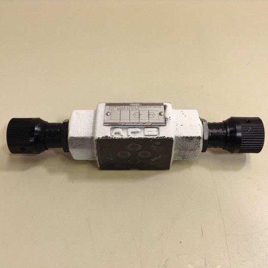 Used YUKEN Throttle & Check Modular Valve MSW-01-X-50 #72547