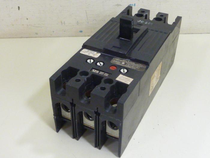 Used GENERAL ELECTRIC / GE 125 Amp Circuit Breaker TFJ236125WL USED
