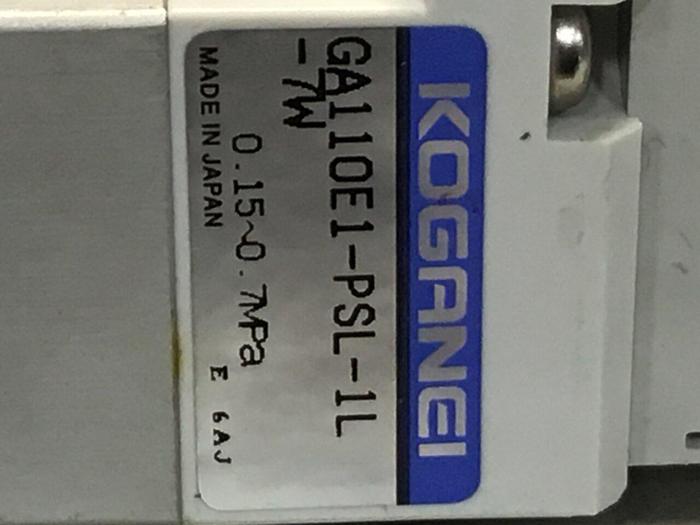 Used KOGANEI Block w/ Valves PBM6P-3W #120967